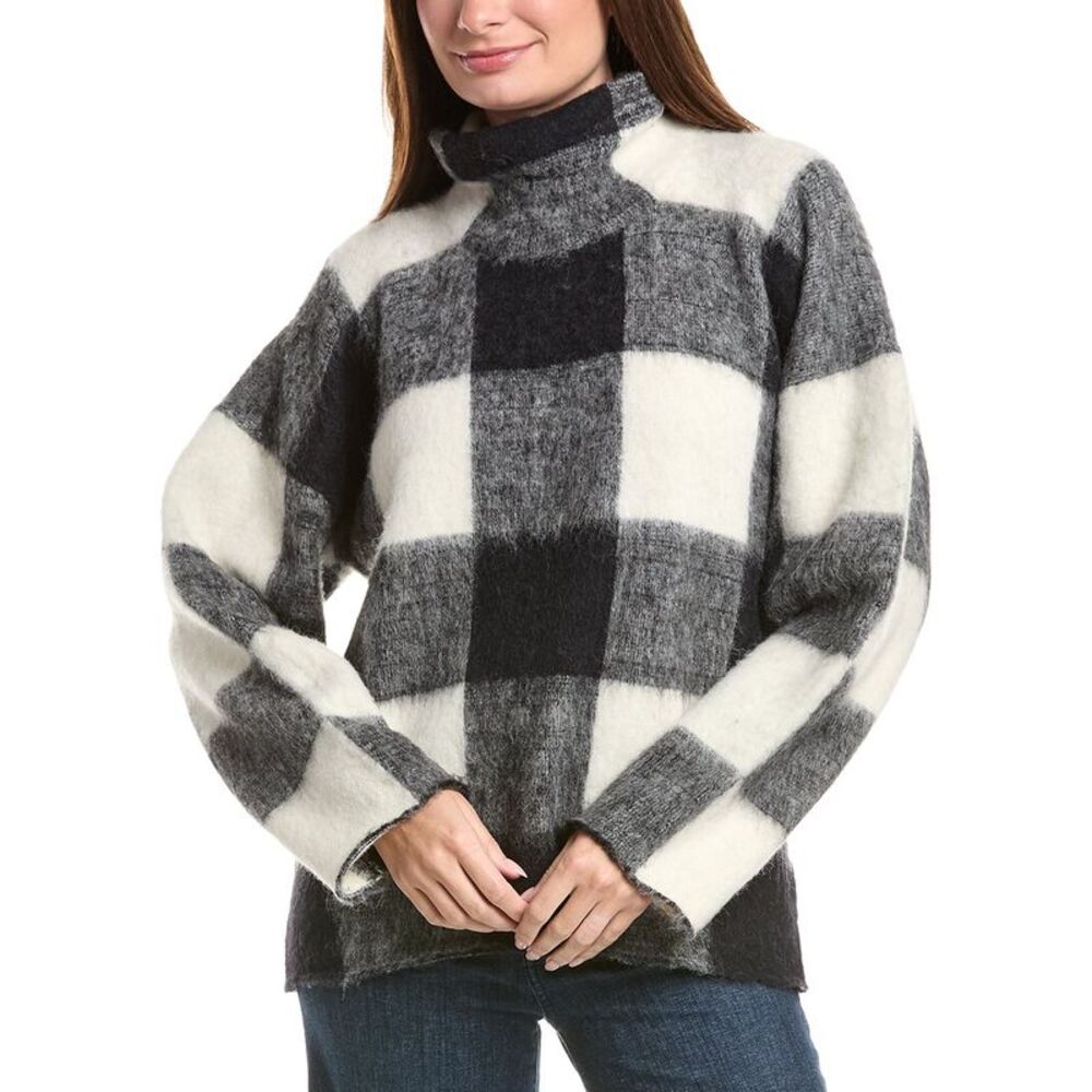 Proenza Schouler Womens  Kai Alpaca & Wool-Blend Sweater, Black